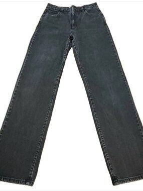 Abrand A '94 High Straight Jeans Womens 29 (Tag 30) Black 90s